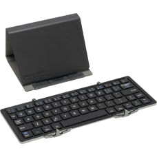 Plugable Foldable Bluetooth Keyboard Compatible with