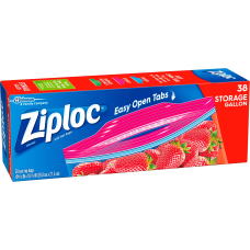 Ziploc Plastic Double Zipper Storage Bags