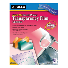 Apollo Quick Dry Universal Inkjet Transparency
