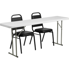 Flash Furniture Plastic Folding Training Table