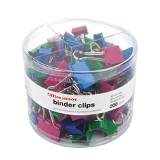 orange binder clips