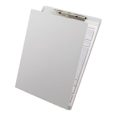 Saunders Aluminum Clipboard With Writing Plate