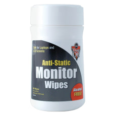 Dust Off Antistatic Monitor Wipes Pack