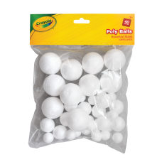 Crayola Assorted Poly Balls White Pack
