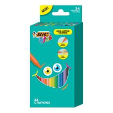 BIC Kids Coloring Crayons Assorted Colors