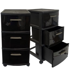 Inval Rolling Storage Carts 3 Drawers