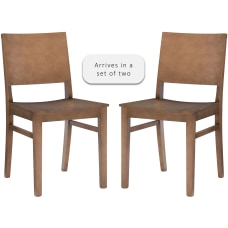 Linon Doncaster Side Chairs Natural Set
