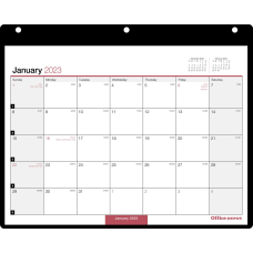 Office Depot Monthly Desk Wall Calendar