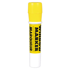 Amscan Window Markers Broad Point Yellow