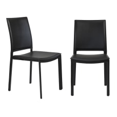 Eurostyle Kate Dining Chairs Black Set