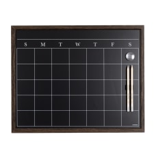 U Brands Magnetic Chalk Calendar Board