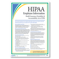 ComplyRight HIPAA Employee Information Poster English