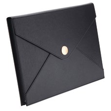 Realspace Faux Leather Document Pouch Letter