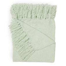 Dormify Lily Chenille Knit Tassel Throw