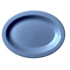 Cambro Camwear Plastic Oval Dinnerware Plates