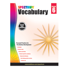 Spectrum Vocabulary Workbook Grade 6