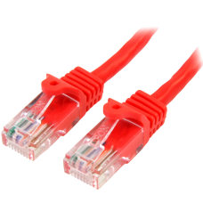 M Stranded - 9 ft CAT 6 red Axiom C6MB-R9-AX Patch Cable UTP booted M RJ-45 to RJ-45 snagless