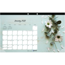 Blueline Monthly Desk Calendar 17 34