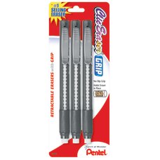 Pentel Clic Erasers 5 Assorted Barrel