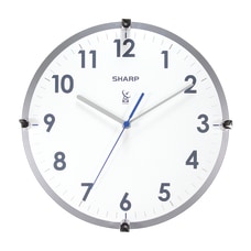 Sharp Atomic Round Wall Clock 11