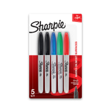 Sharpie Permanent Fine Point Markers Assorted