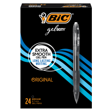 BIC Gelocity Retractable Gel Pens Medium