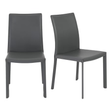 Eurostyle Hasina Dining Chairs Gray Set