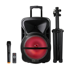 Trexonic Combination Bluetooth Portable Speaker Black