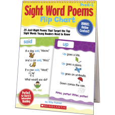 Scholastic Sight Word Poems Flip Chart