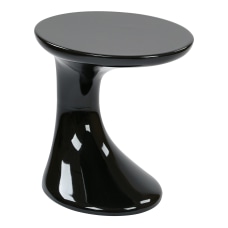 Ave Six Slick End Table Round