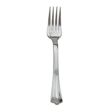 Reflections Plastic Forks Silver Pack Of