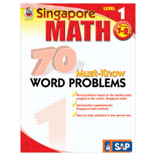 Carson Dellosa Singapore Math 70 Must