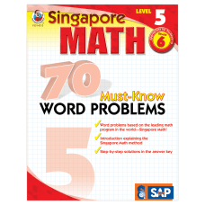 Carson Dellosa Singapore Math 70 Must
