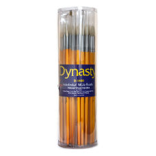 Dynasty Interlocked Paint Brushes Round Bristle