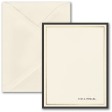 Custom Premium Stationery Flat Note Cards