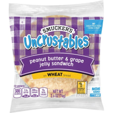 Smuckers Uncrustables Peanut Butter And Grape