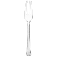Amscan 8017 Solid Heavyweight Plastic Forks