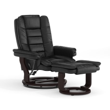 Flash Furniture LeatherSoft Recliner And Ottoman
