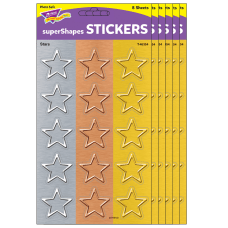 Trend superShapes Stickers Metal Stars 120