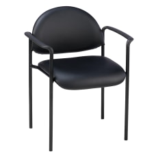 Lorell Reception Guest Chair Black