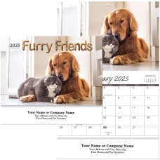 Furry Friends Wall Calendar