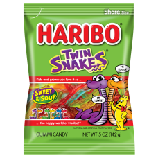 Haribo Twin Snakes Gummy Candy 5