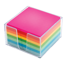 Office Depot Brand Plexi Note Cube
