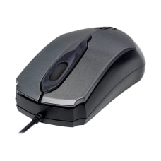 Manhattan Edge USB Wired Mouse Grey