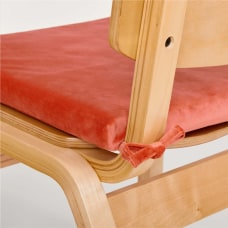 Dormify Bridgette Velvet Seat Cushion Terracotta