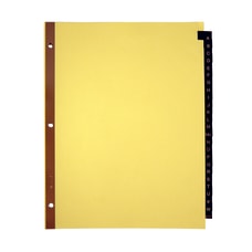 Office Depot Brand Preprinted Tab Dividers