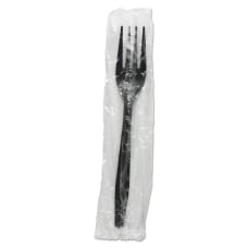 Boardwalk Heavyweight Wrapped Polypropylene Forks Black