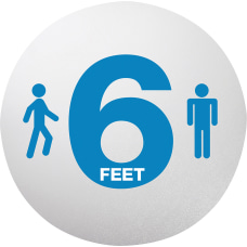 Lorell 6 Feet Personal Spacing Floor
