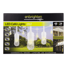 Enbrighten Classic LED Caf Lights 48