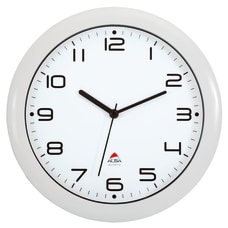 Alba Silent Round Wall Clock 12